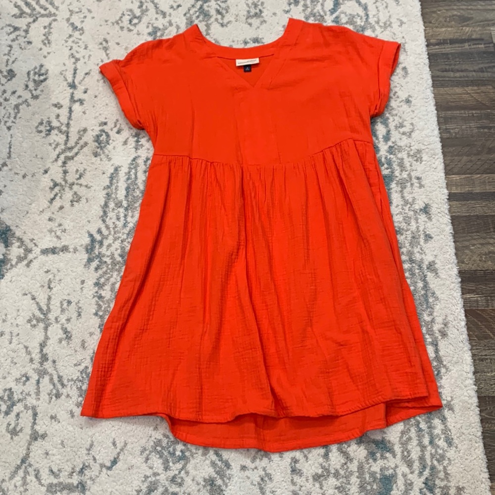 Womens red short dress